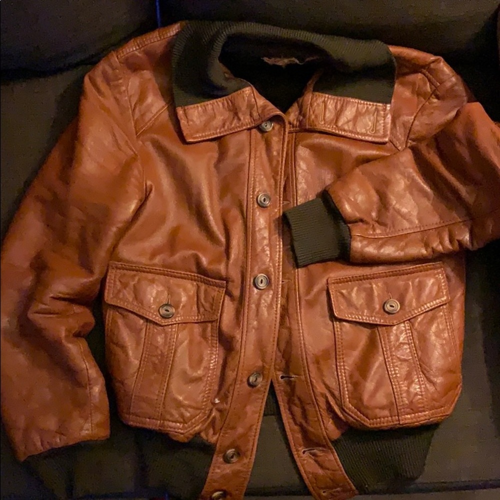 Vintage leather jacket
